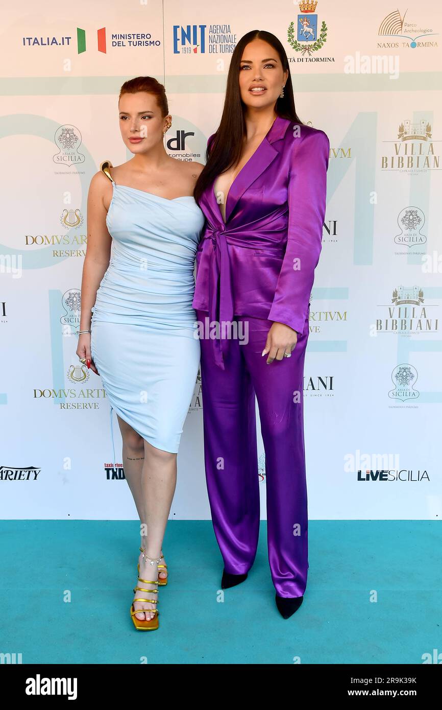 Taormina : 69th Taormina Film Festival . Photo call. Pictured : Bella