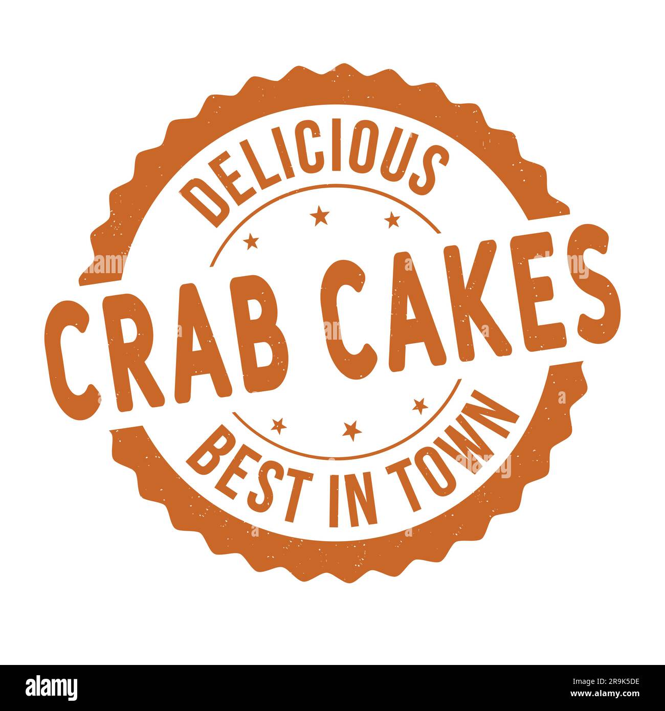 Crab cakes Stock Vector Images Alamy
