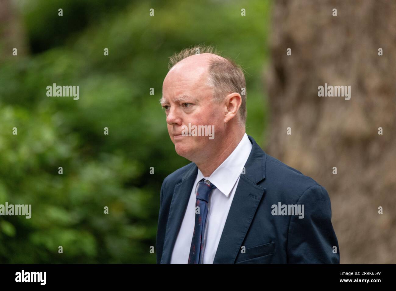 London, UK. 27th June, 2023. NHS workforce plan discussed at 10 Downing Street, London UK Chief Medical Officer and Expert adviser Professor Chris Whitty Credit: Ian Davidson/Alamy Live News Stock Photo
