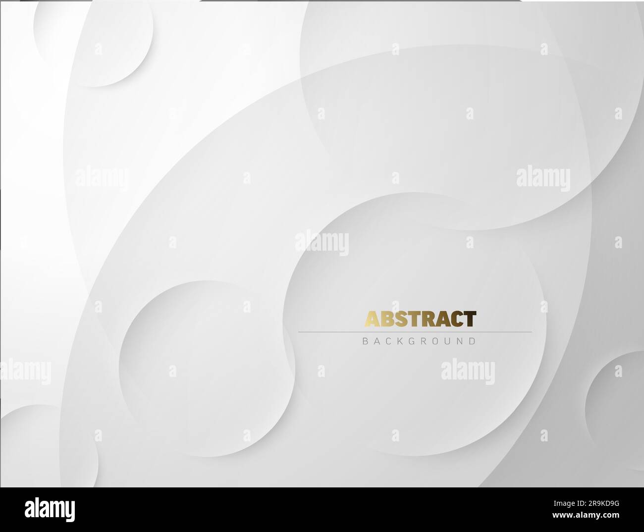 Abstract background made from relief white circles with place for your