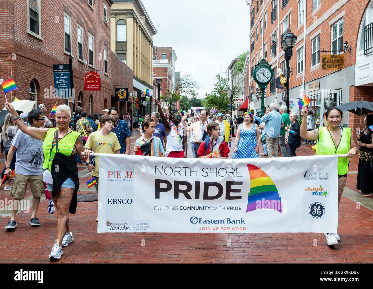 June 24, 2023. Salem, MA. 2023 North Shore Pride Parade & Festival