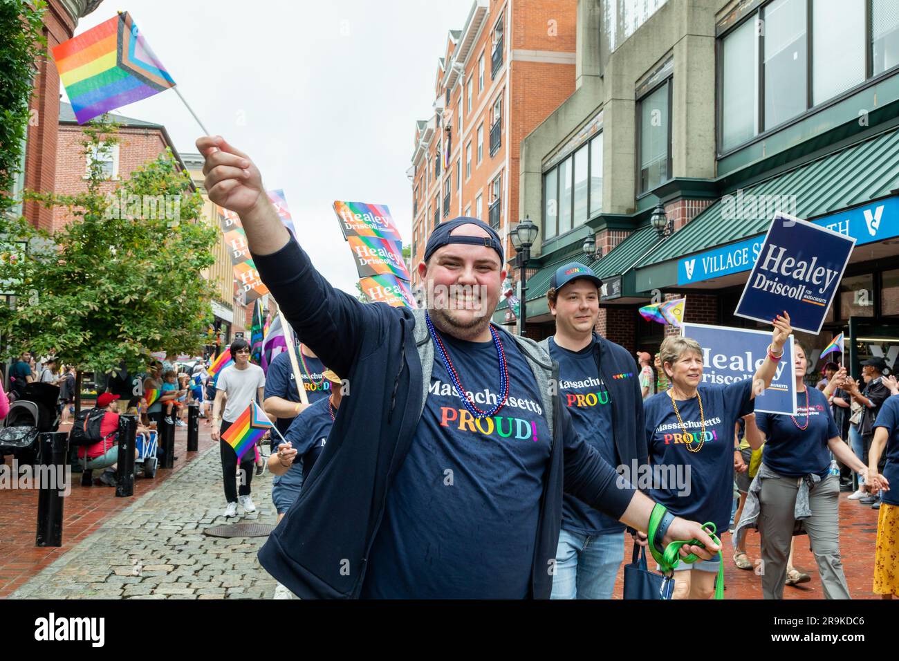 June 24, 2023. Salem, MA. 2023 North Shore Pride Parade & Festival