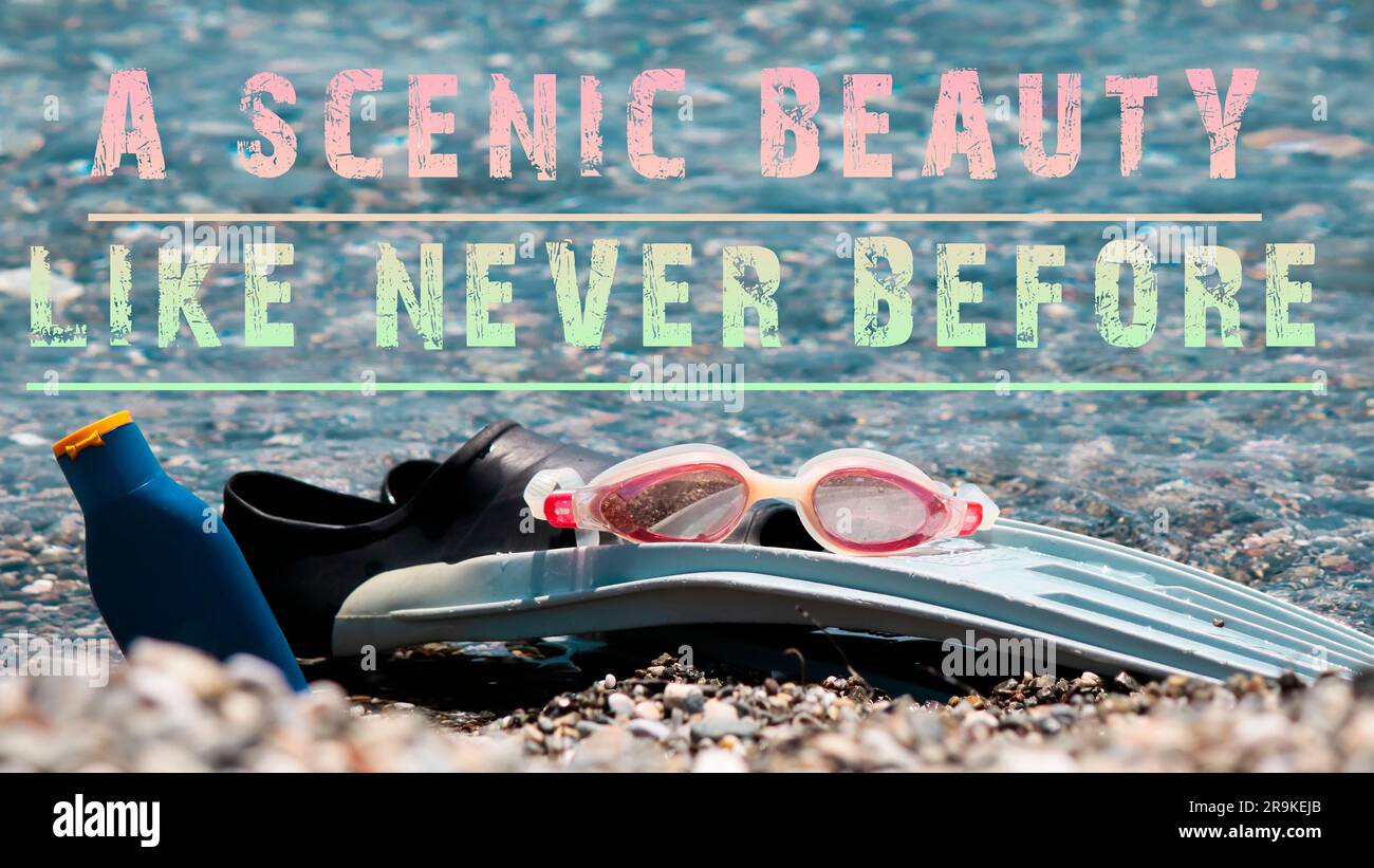 A scenic beauty like never before. Glasses palette and sunscreen ...