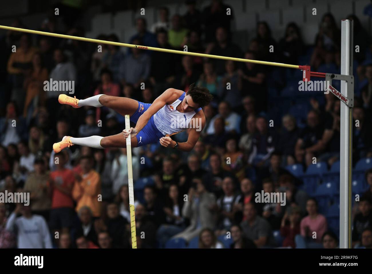 Ostrava, Czech Republic. 27th June, 2023. Athlete Armand Duplantis from