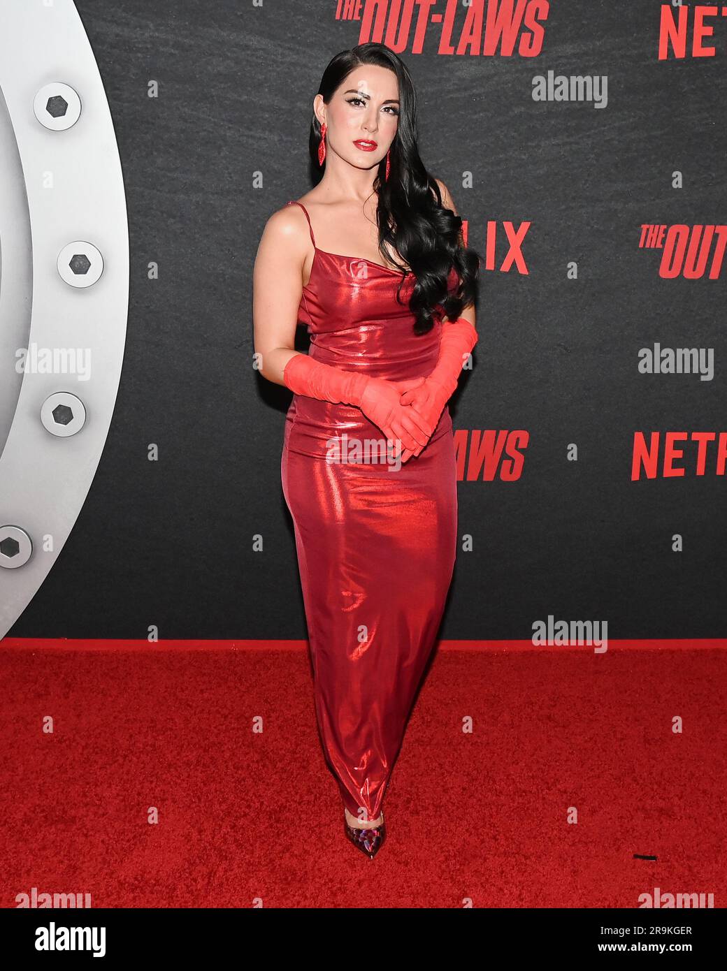 June 26, 2023, Los Angeles, California, United States: Nina Dobrev and Shaun  White attend the Los Angeles Premiere Of Netflix's ''The Out-Laws' (Credit  Image: © Billy Bennight/ZUMA Press Wire) EDITORIAL USAGE ONLY!