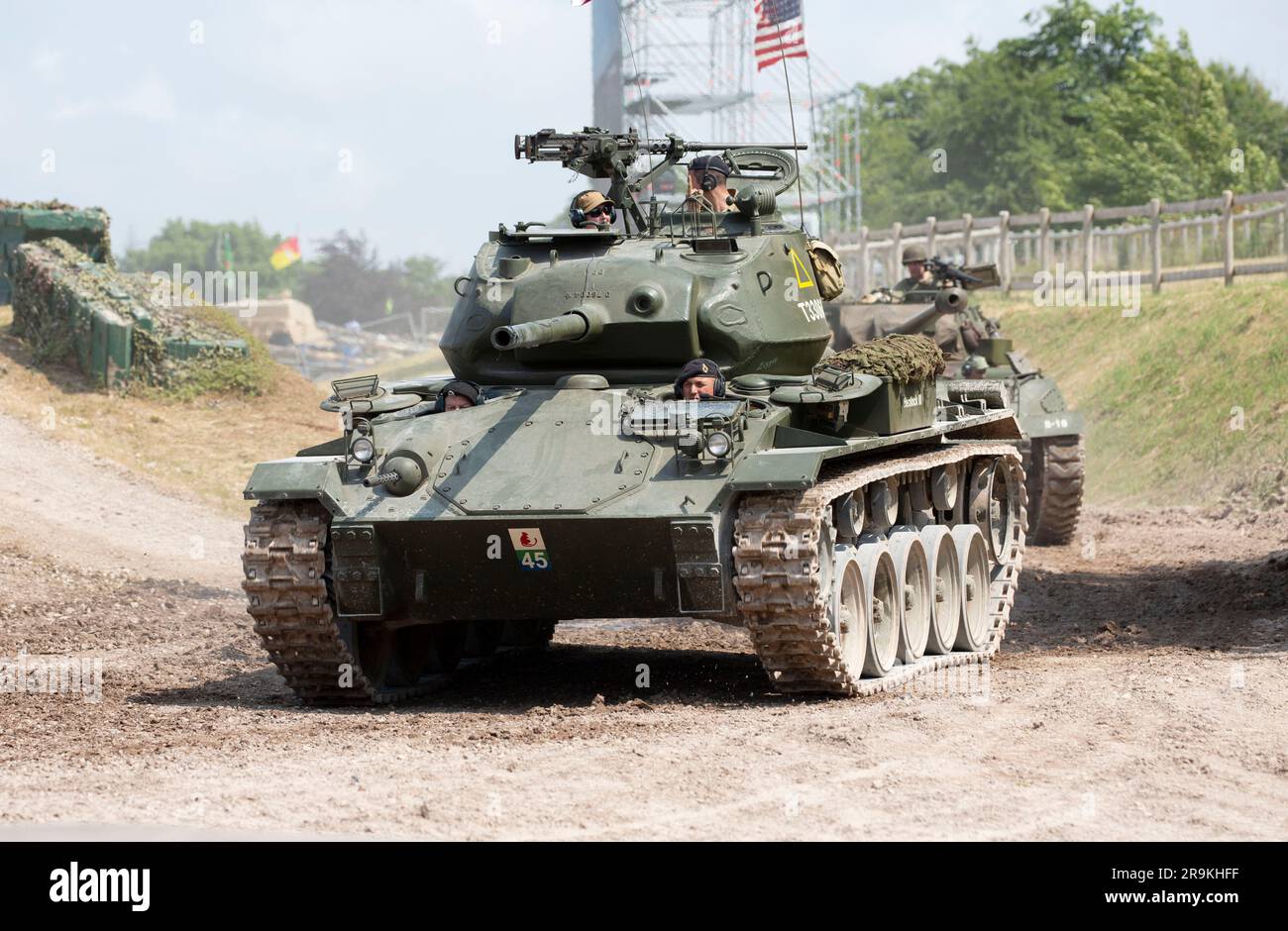 M24 Chaffee Light Tank, M24. American light tank used during the later