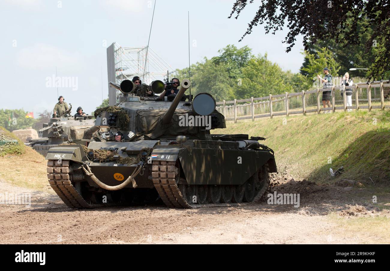 Centurion British Army Main Battle Tank. Tankfeast 2023, Bovington, UK Stock Photo