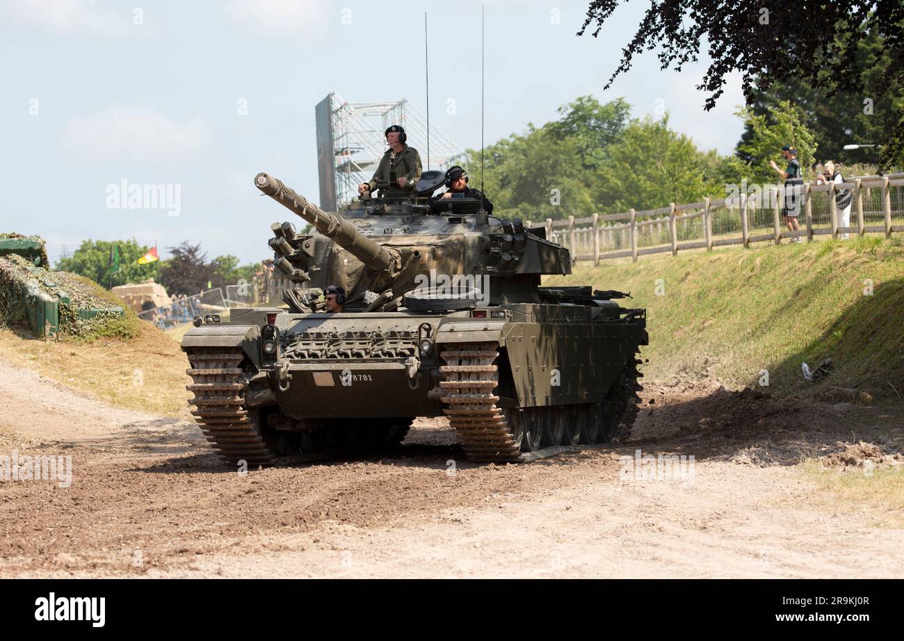 Centurion British Army Main Battle Tank. Tankfeast 2023, Bovington, UK Stock Photo