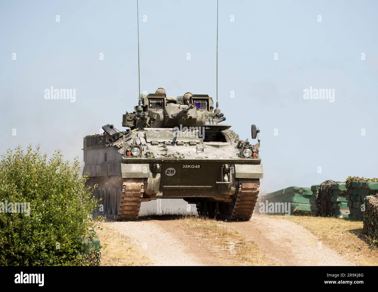 Warrior FV510 Infantry Section Vehicle, Tankfeast 23, Bovington UK Stock Photo