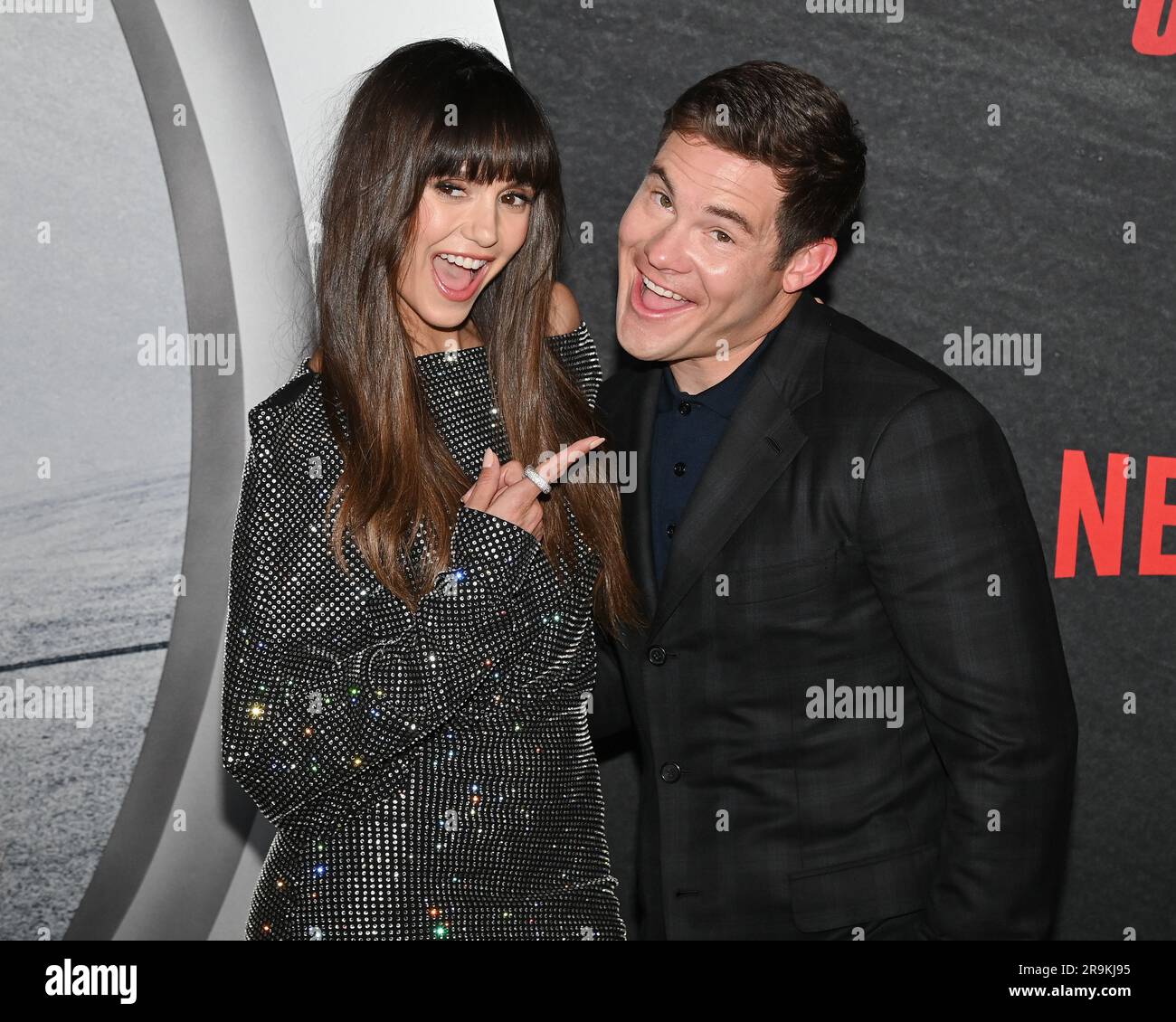 June 26, 2023, Los Angeles, California, United States: Nina Dobrev and Shaun  White attend the Los Angeles Premiere Of Netflix's ''The Out-Laws' (Credit  Image: © Billy Bennight/ZUMA Press Wire) EDITORIAL USAGE ONLY!