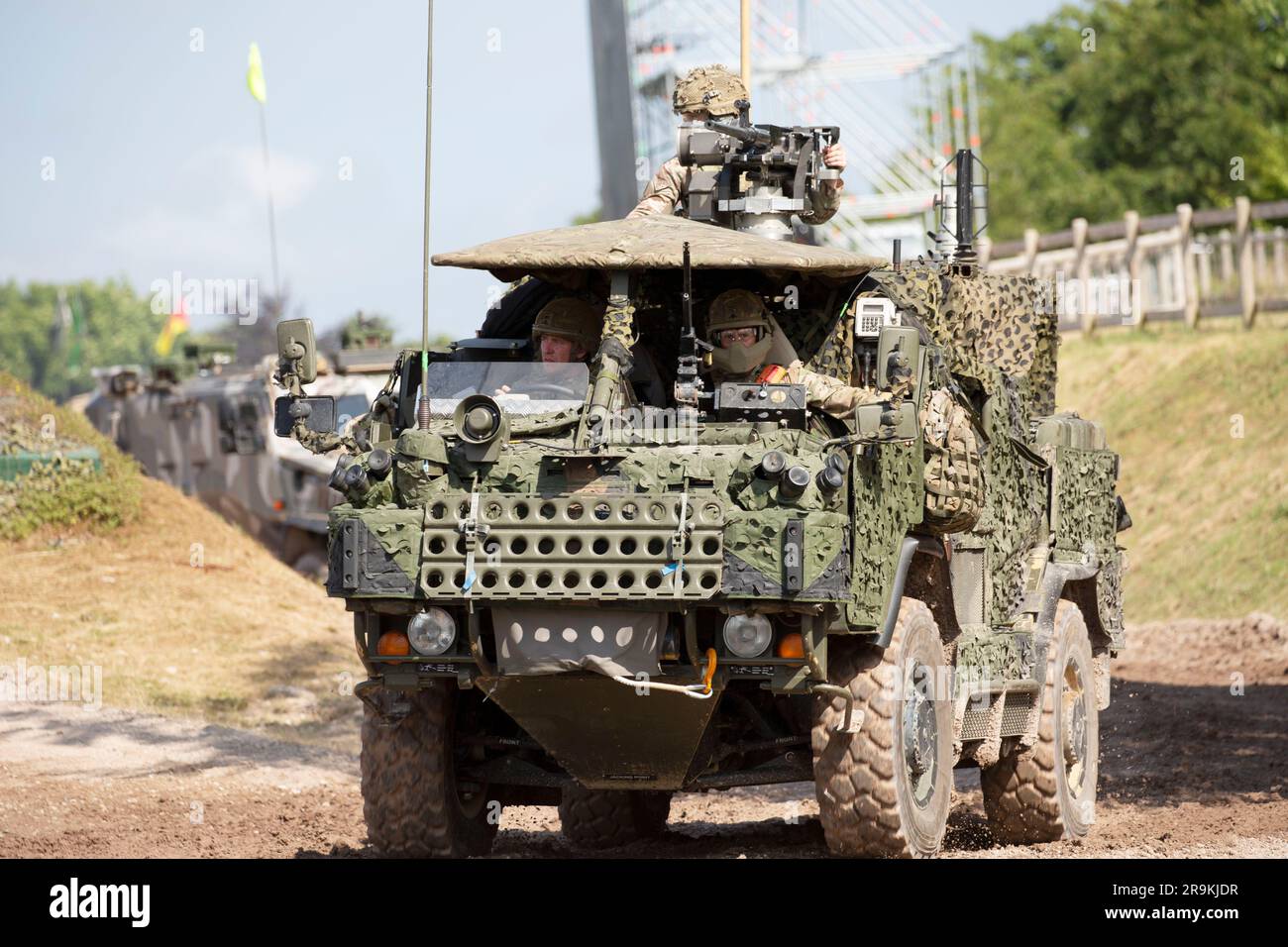 Jackal 2 Reconnaissance Vehicle. British army, Tankfest 23, Bovington UK Stock Photo