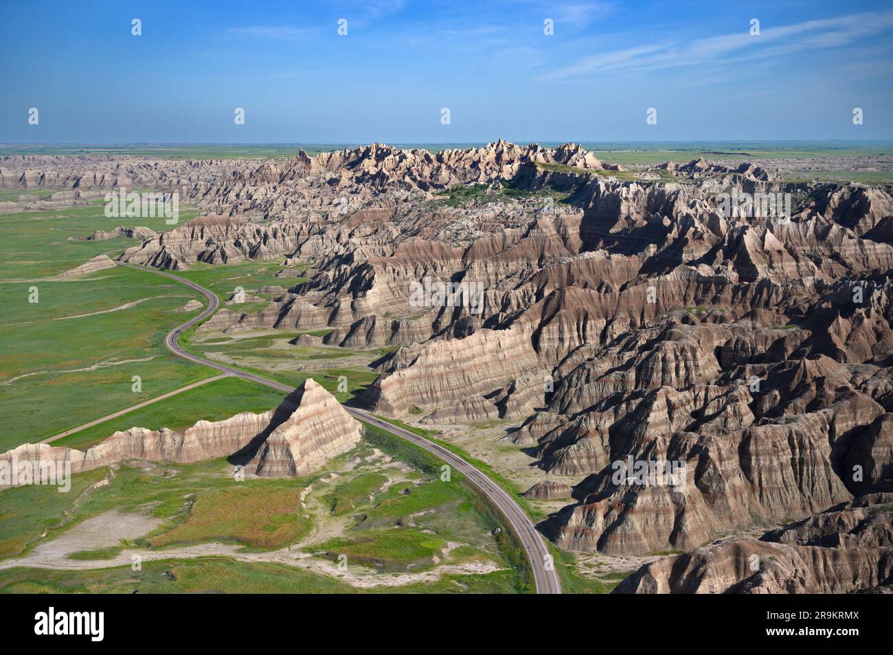 Aerial View Of Badlands National Park South Dakota Stock Photo Alamy Aerial View Of Badlands National Park South Dakota Stock Photo Alamy