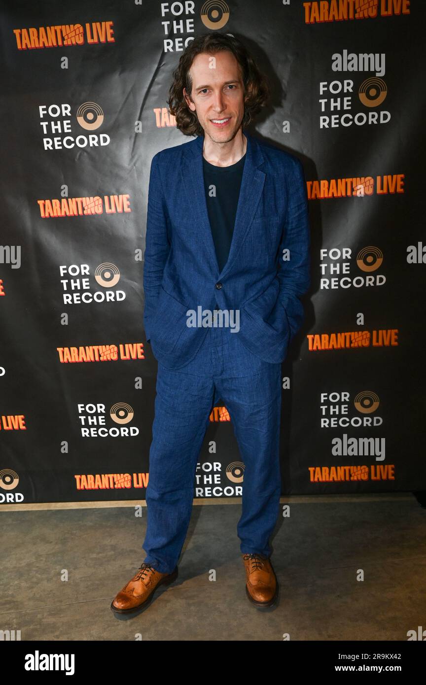 Riverside Studios, London, UK. 27th June, 2023. Director Anderson Davis attends the Press night of Tarantino Live: Fox Force Five and the Tyranny of Evil Men at Riverside Studios. Credit: See Li/Picture Capital/Alamy Live News Stock Photo