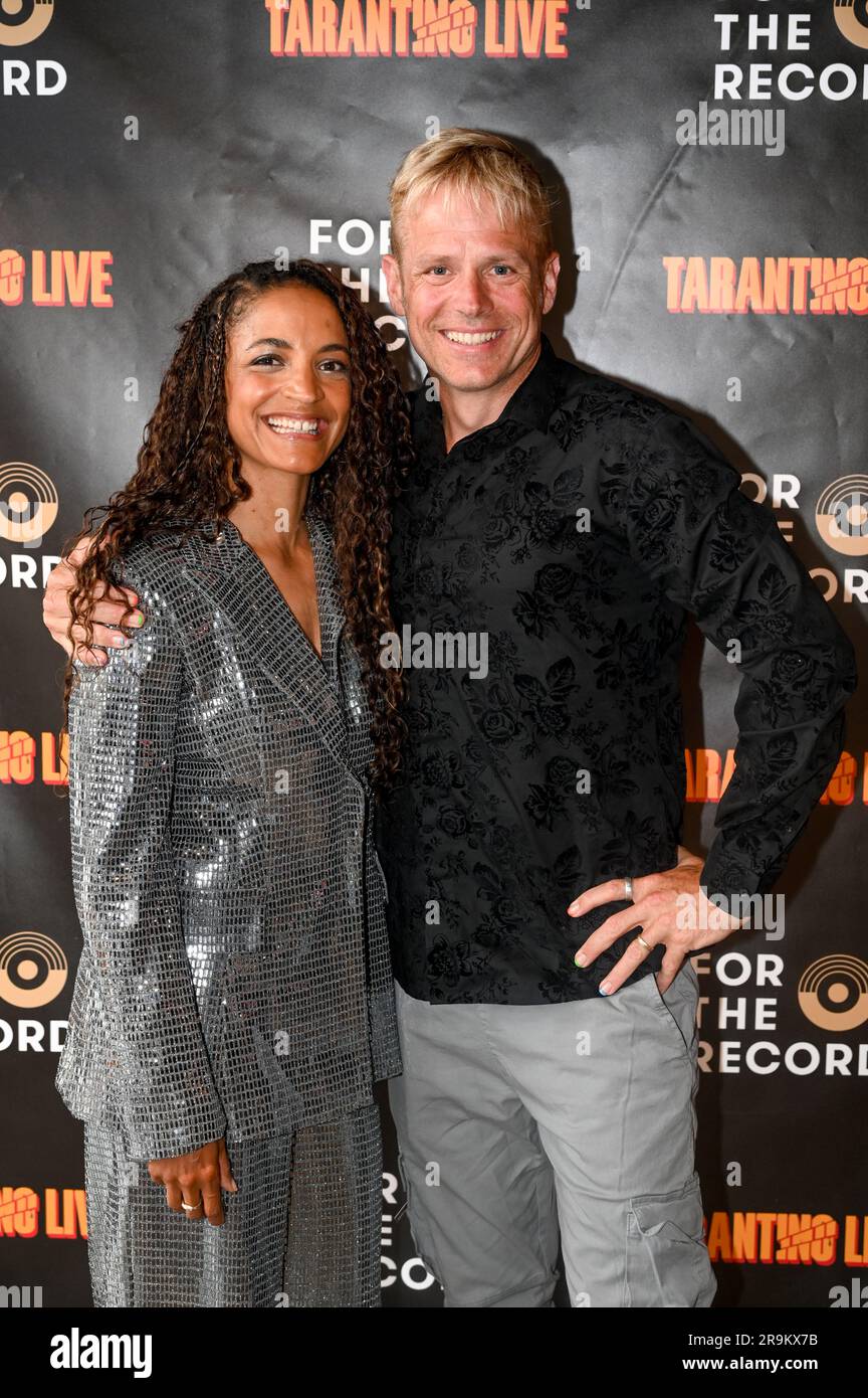 Riverside Studios, London, UK. 27th June, 2023. Jocelyn Thompson-Rule and Tobias Heinze attends the Press night of Tarantino Live: Fox Force Five and the Tyranny of Evil Men at Riverside Studios. Credit: See Li/Picture Capital/Alamy Live News Stock Photo
