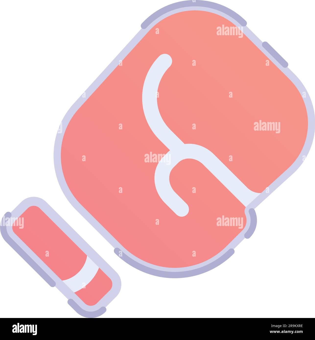Isolated colored boxing glove icon Vector Stock Vector
