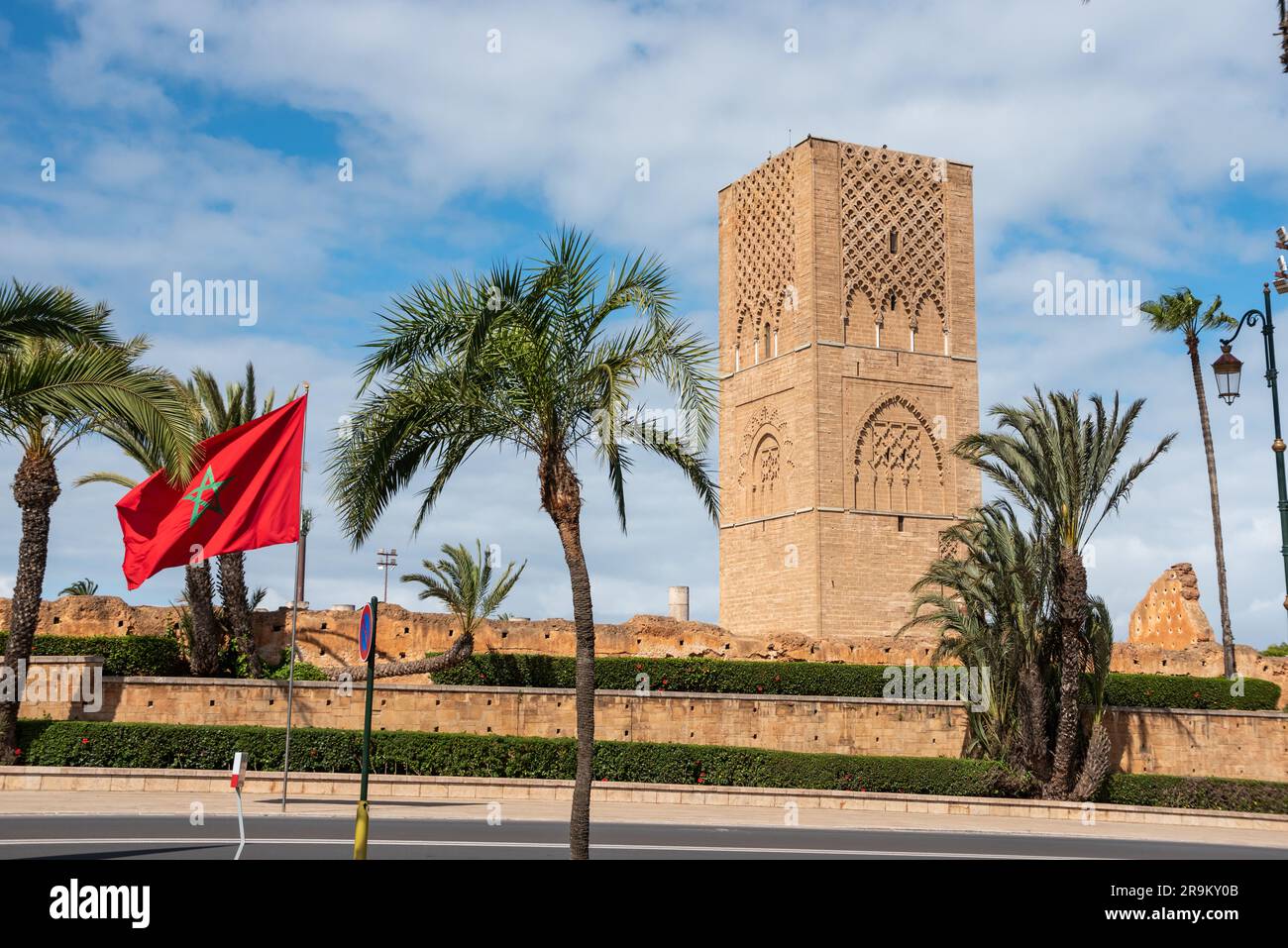 RABAT, MOROCCO - APRIL 09, 2023 - The Grand Theater of Rabat in the new