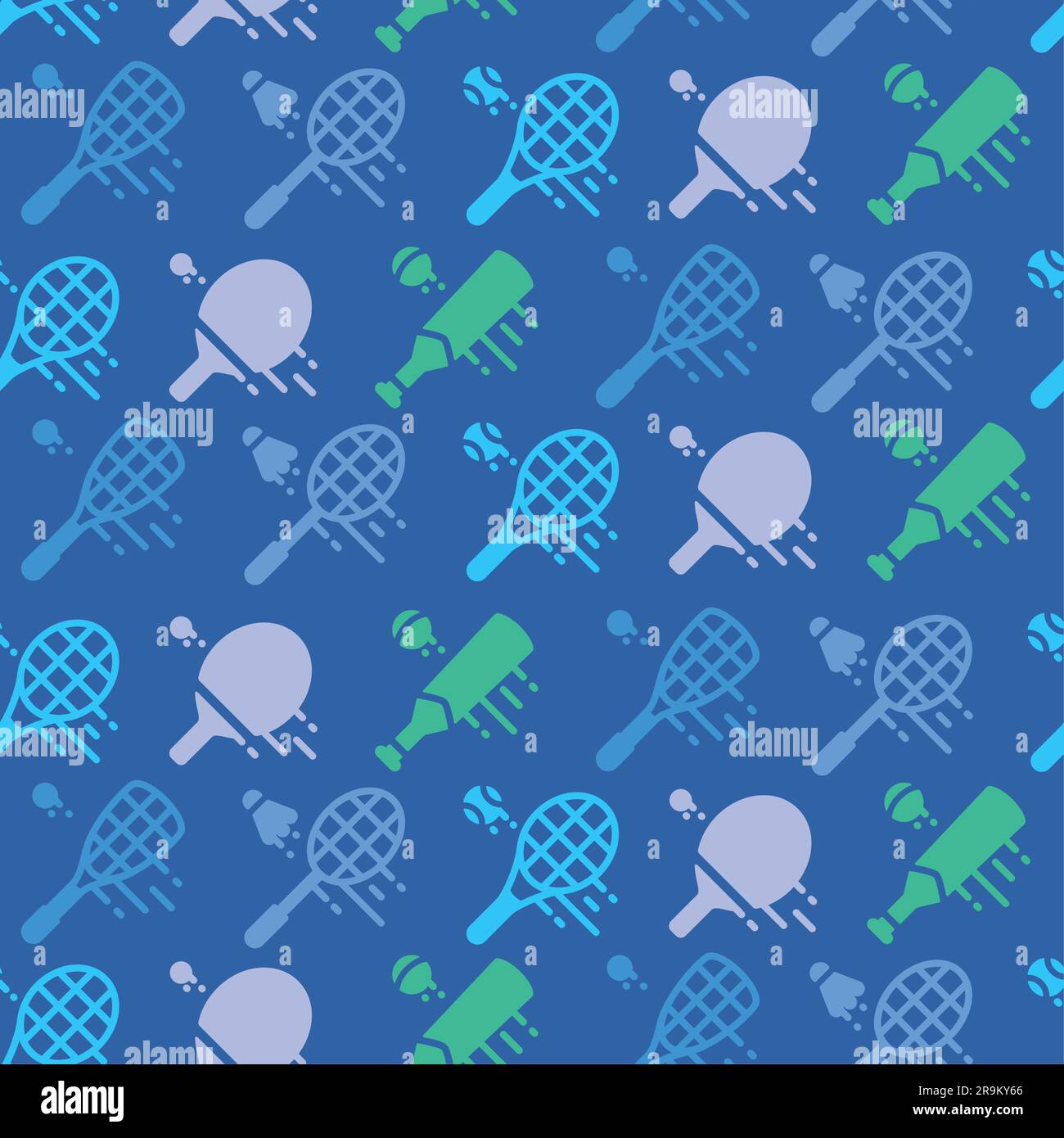 Colored seamless pattern background with sport icons Vector Stock Vector