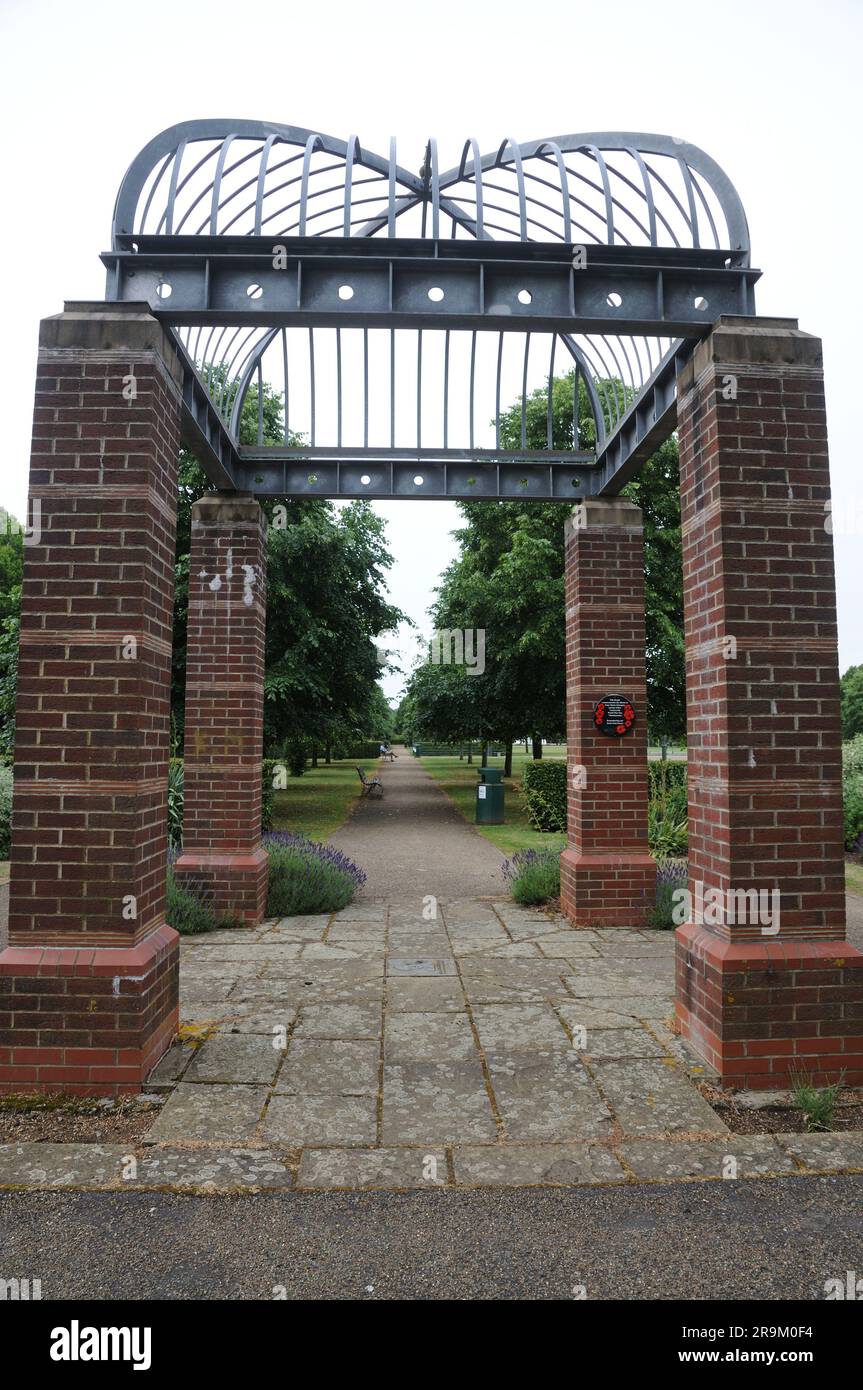 Broadway Gardens, Letchworth Garden City, Hertfordshire Stock Photo Alamy