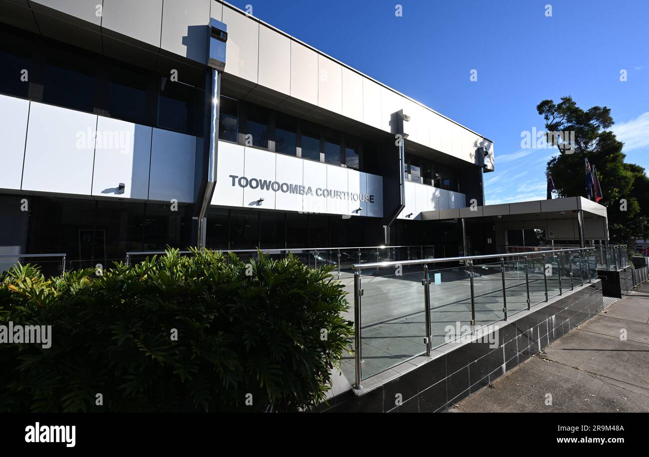 Brisbane, Australia. 28th June, 2023. The Toowoomba Courthouse is seen