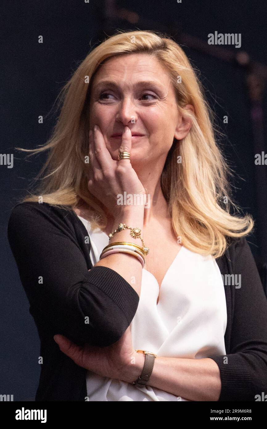Paris, France. 26th June, 2023. Julie Gayet assiste a l'ouverture du ...