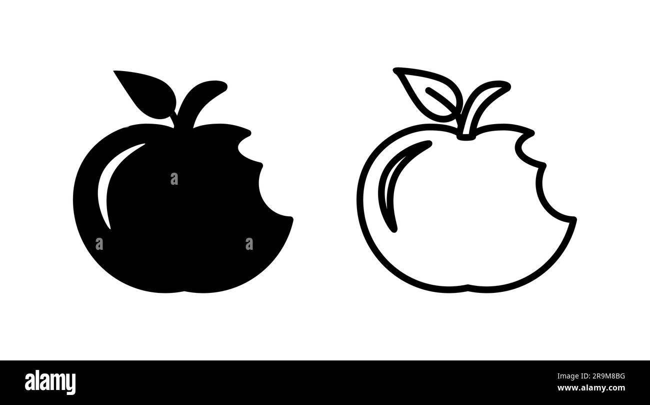 Apple icon vector. apple symbol Stock Vector Image & Art Alamy