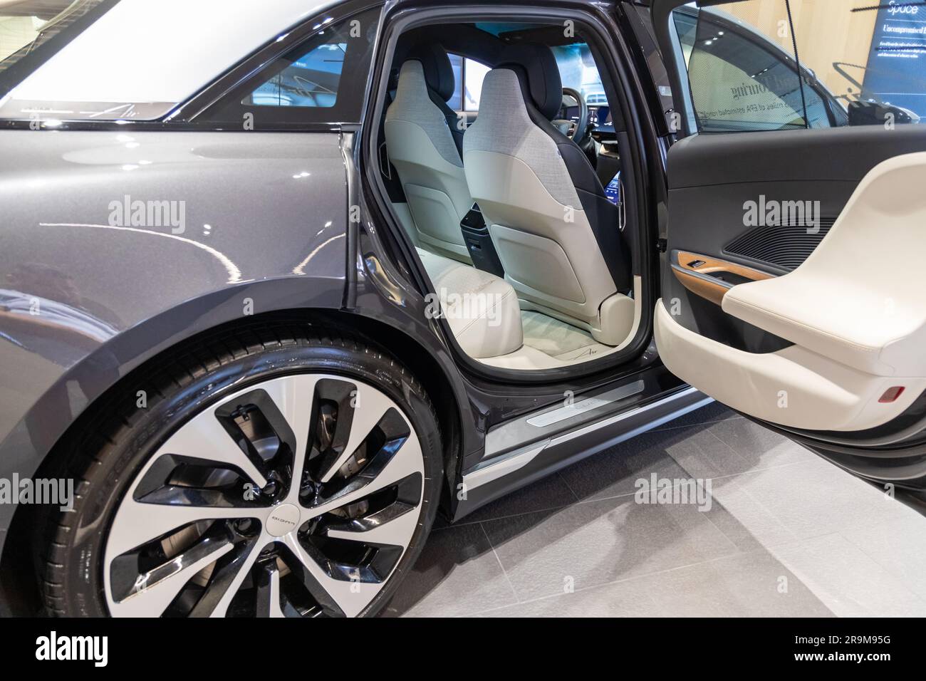 Plano Legacy West, Texas, USA June 26, 2023 Lucid Motors Air Dream