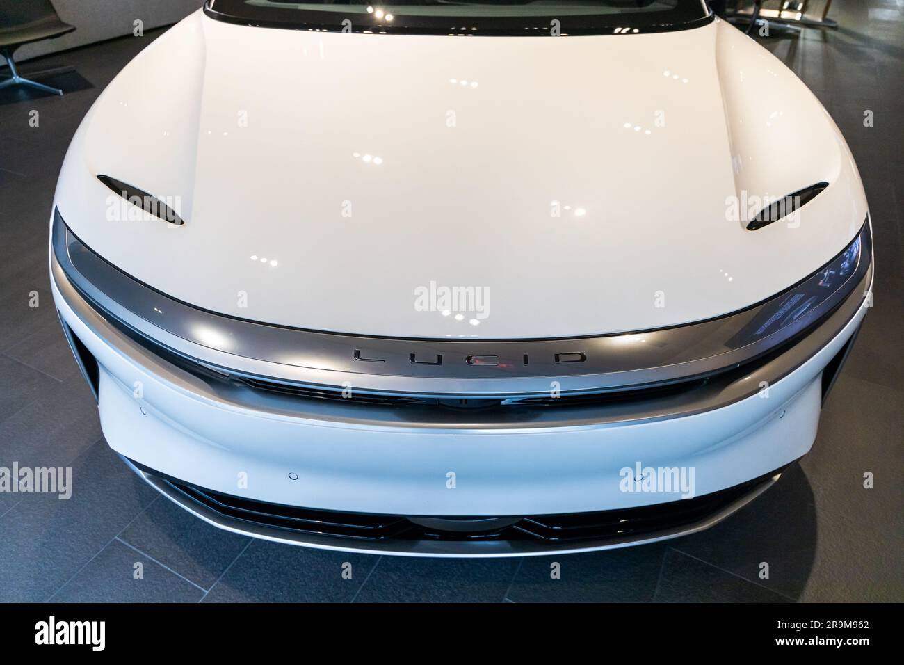 Plano Legacy West, Texas, USA June 26, 2023 Lucid Motors Air Dream