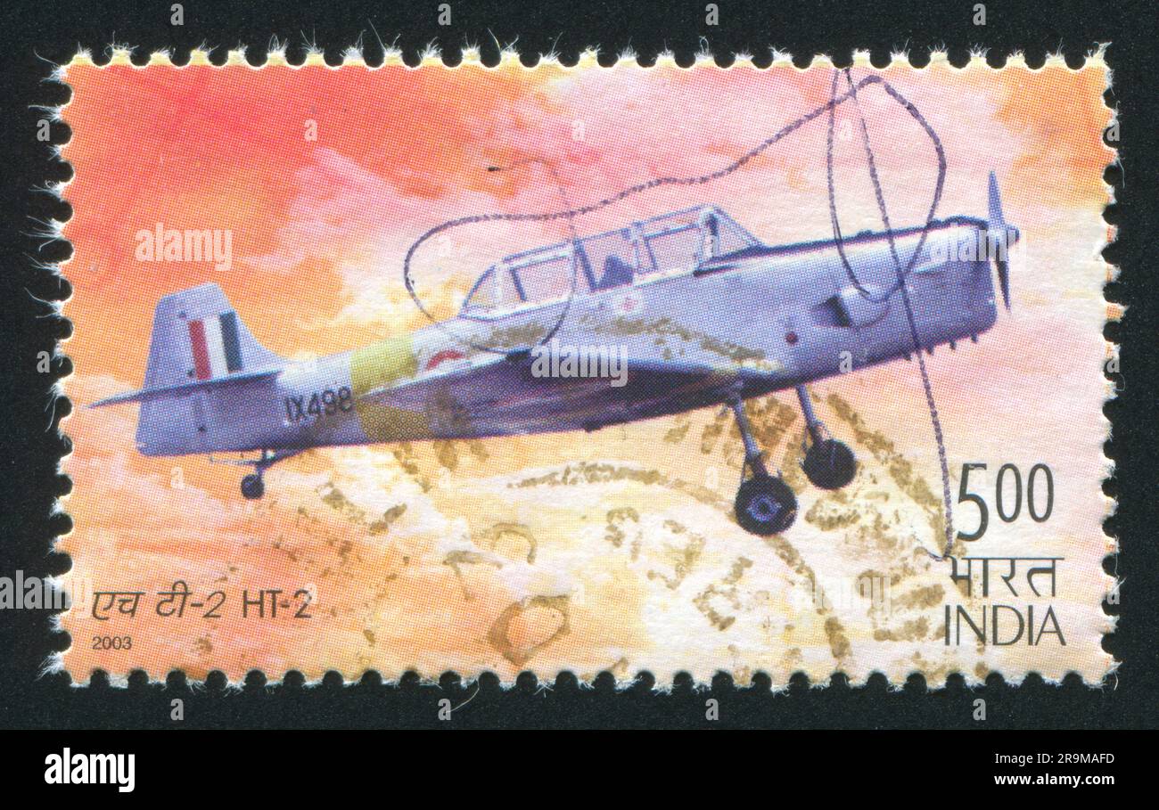 INDIA - CIRCA 2003: stamp printed by India, shows plane, circa 2003 Stock Photo
