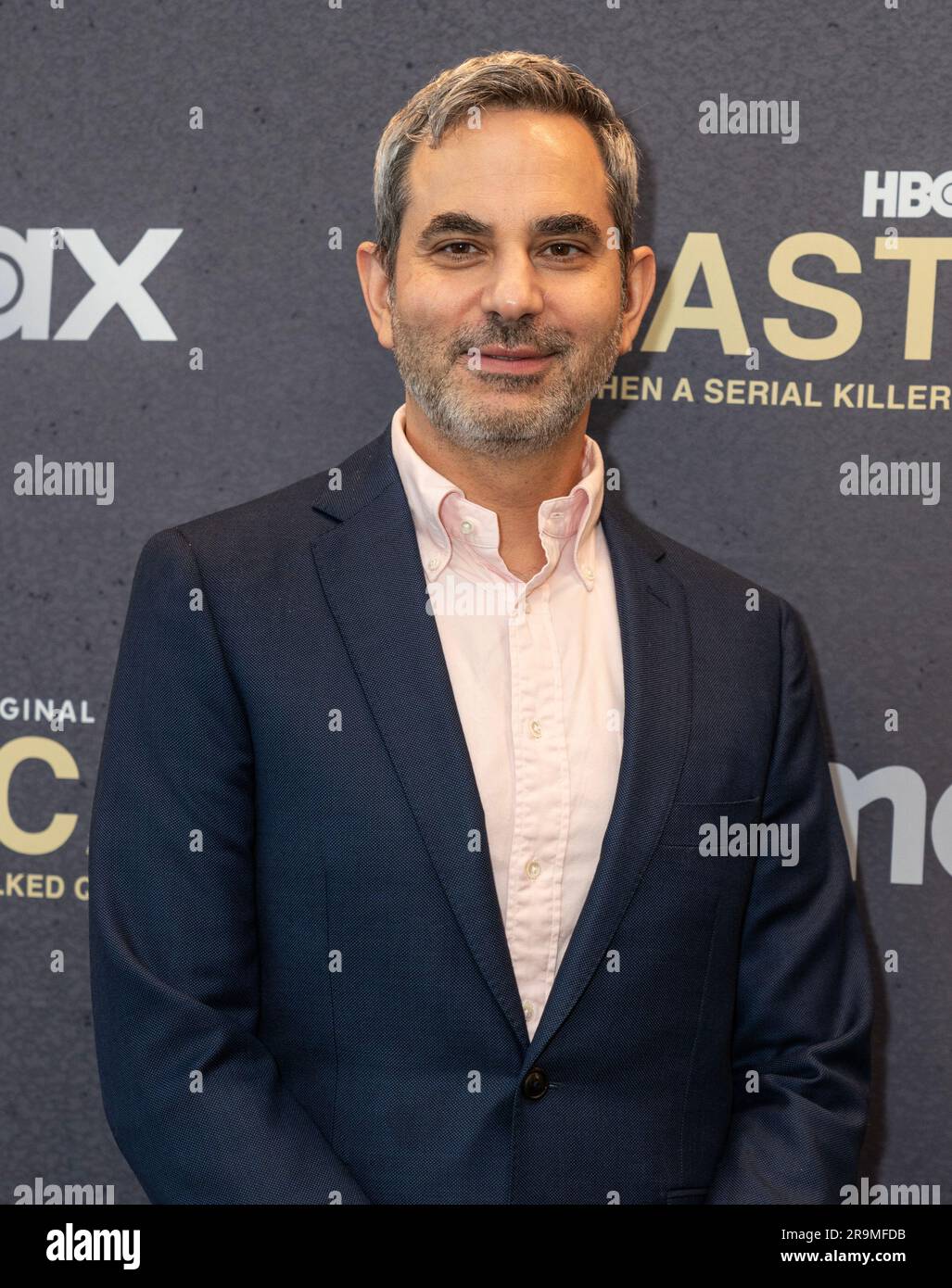 New York, USA. 27th June, 2023. Howard Gertler attends premiere of HBO documentary “LAST CALL: When A Serial Killer Stalked Queer New York” in New York HBO office on June 27, 2023. (Photo by Lev Radin/Sipa USA) Credit: Sipa USA/Alamy Live News Stock Photo