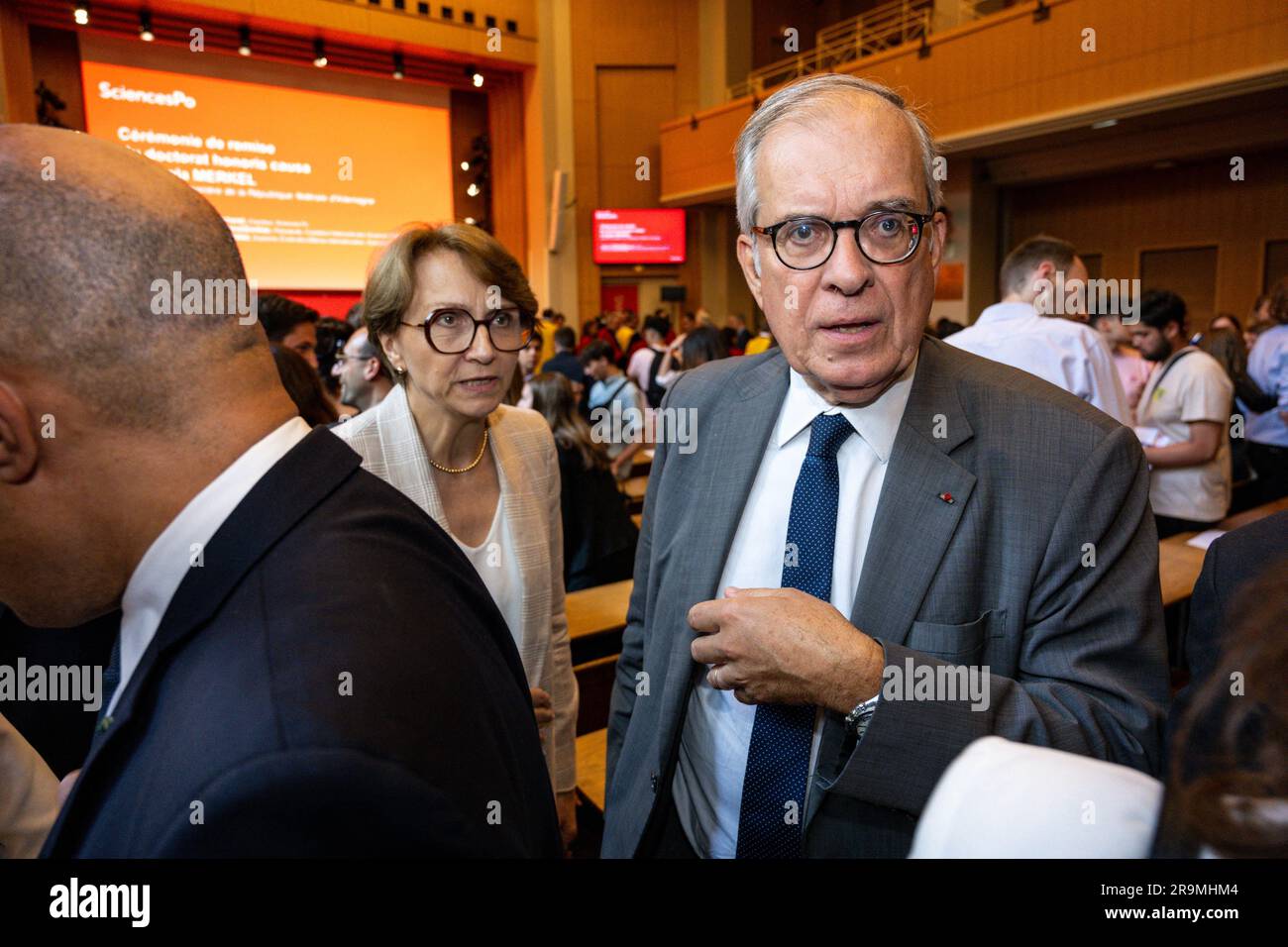 Paris, France. 27th June, 2023. French diplomat Maurice Gourdault-Montagne attends honorary doctorate ceremony at Sciences Po or Political Sciences Institute in Paris, France, on June 27, 2023. Photo by Ammar Abd Rabbo/ABACAPRESS.COM Credit: Abaca Press/Alamy Live News Stock Photo