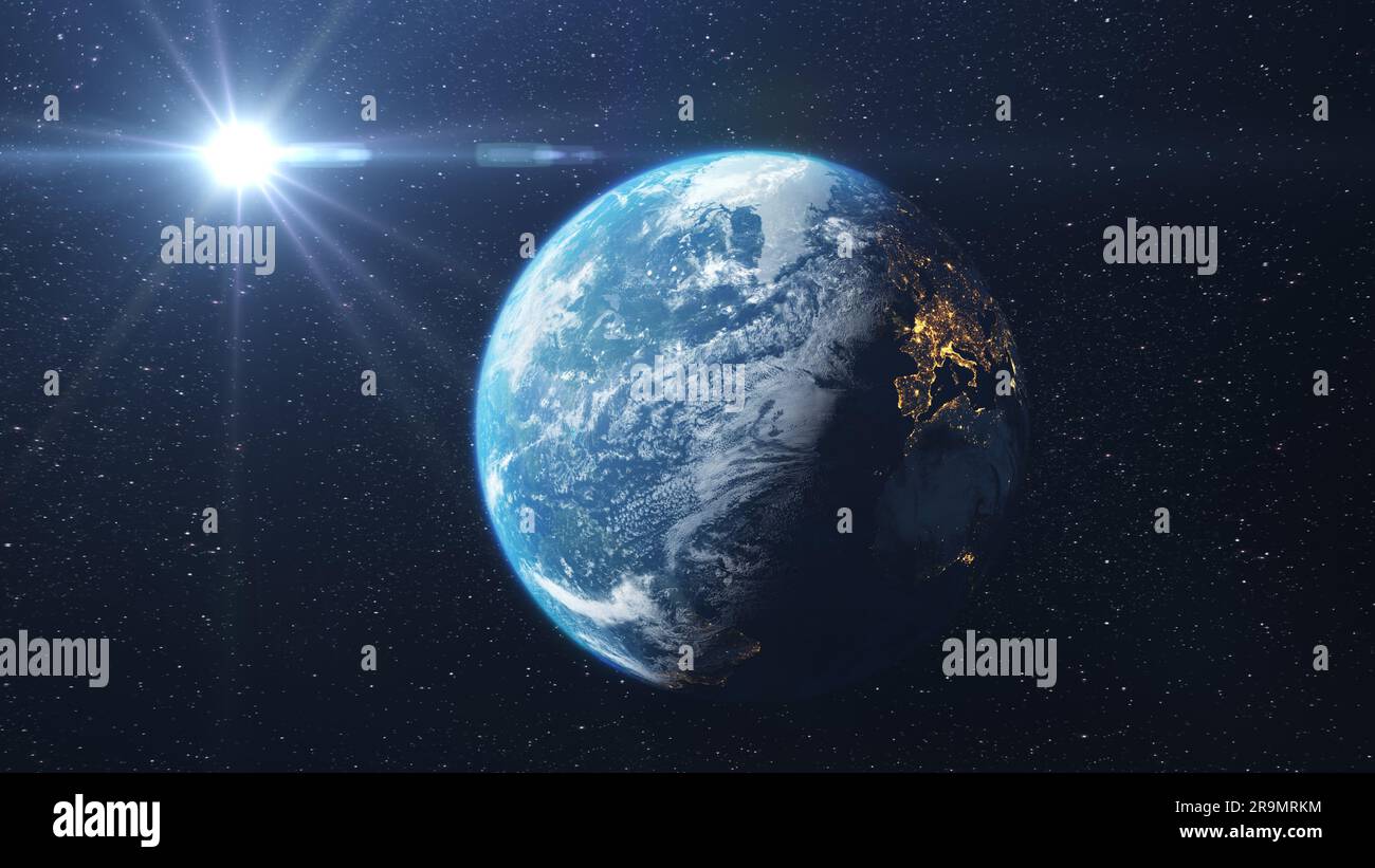 Planet earth view from hi-res stock photography and images - Alamy