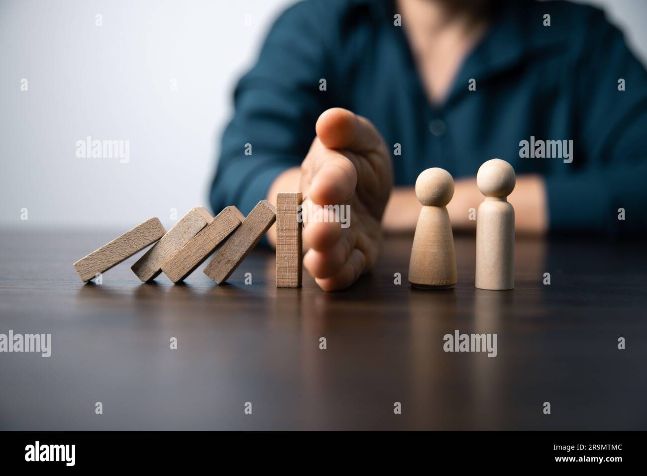 Insurance is aa kind protection, security safety concept. The insurance is a business investment. The symbol of insurance are house roof, car. under u Stock Photo