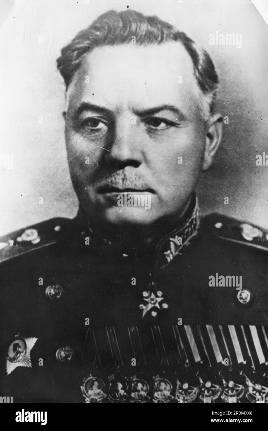 Voroshilov, Kliment Yefremovich, 4.2.1881 - 2.12.1969, Soviet general and politician, ADDITIONAL-RIGHTS-CLEARANCE-INFO-NOT-AVAILABLE Stock Photo