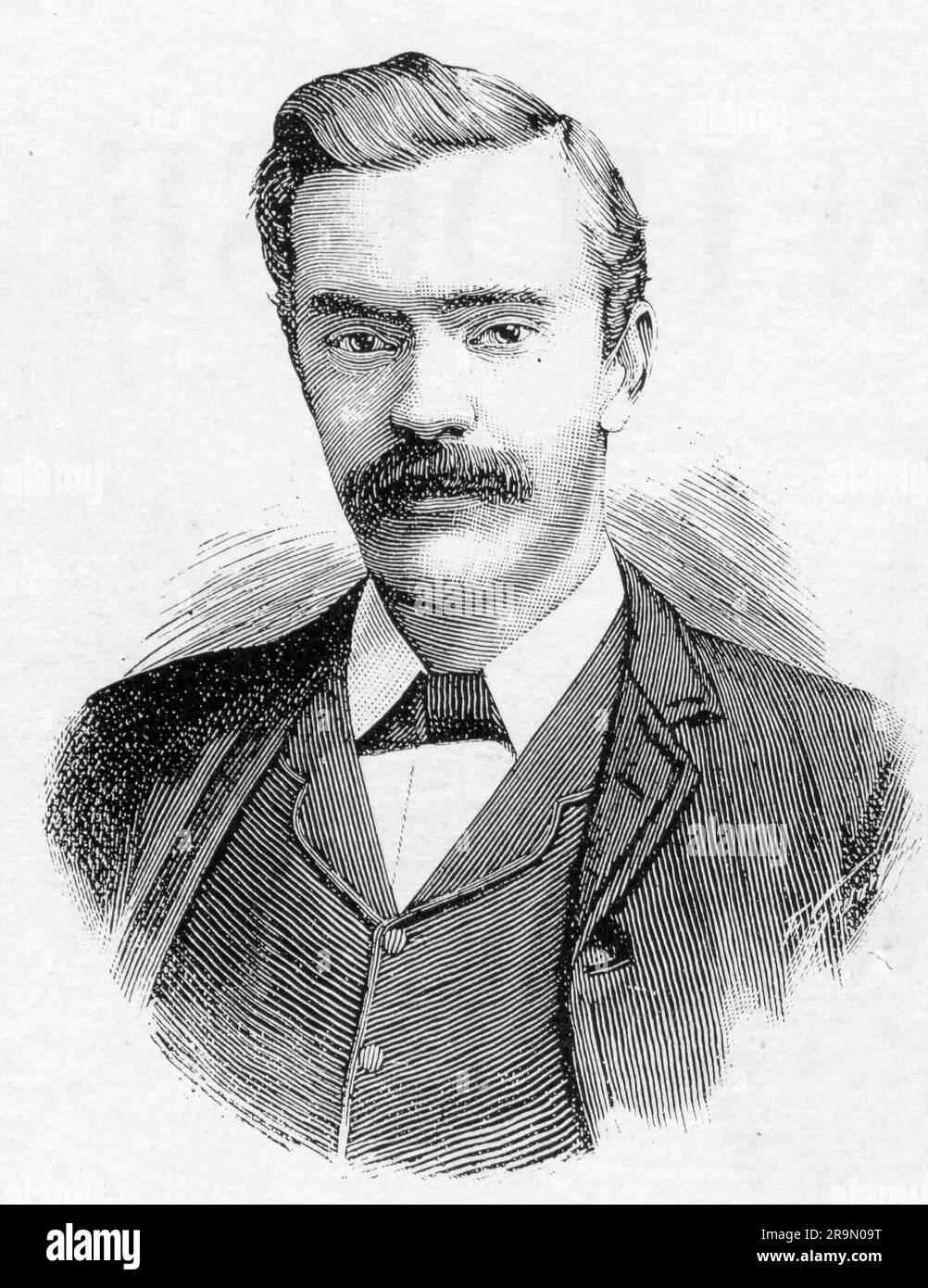Wood, George Arnold, 7.6.1865 - 14.10.1928, Australian historian, wood engraving, circa 1900, ARTIST'S COPYRIGHT HAS NOT TO BE CLEARED Stock Photo