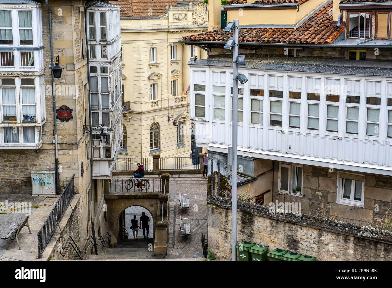 Plaza del Machete, Vitoria, Basque country, Spain Stock Photo Alamy