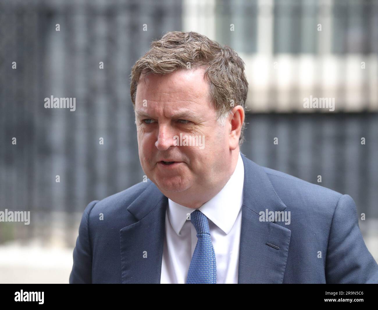 London, UK. 27th June, 2023. Mel Stride, Secretary of State for Work and Pensions leaves after the Cabinet Meeting Downing Street No 10. Stock Photo