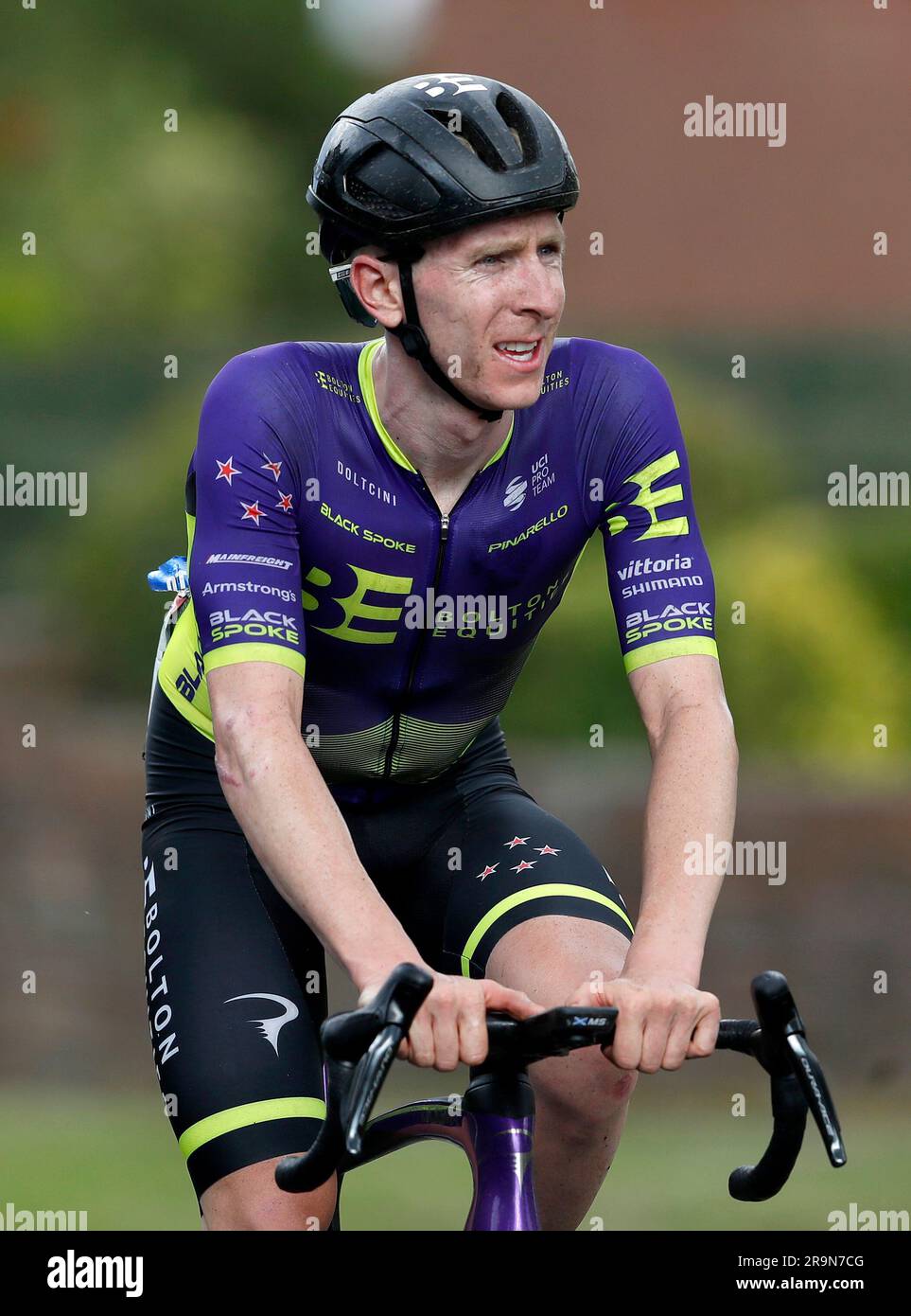 Bolton Equities Black Spoke's Mark Stewart in action during the men's