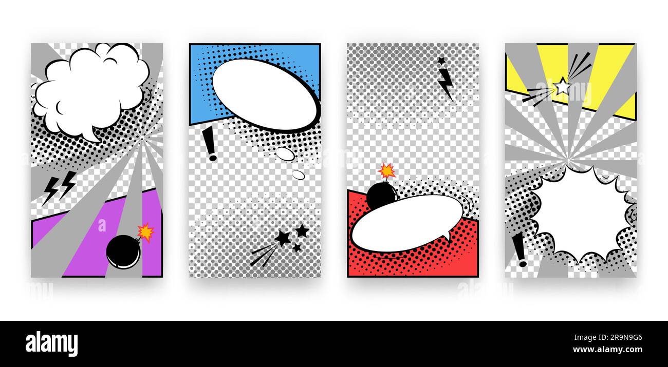 Vector trendy editable set of templates for social media networks ...
