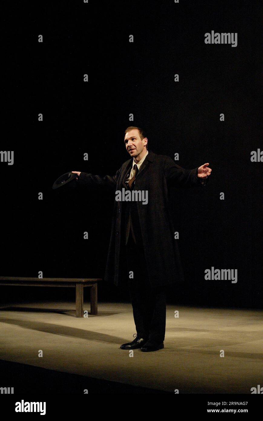 Ralph Fiennes performs Samuel Beckett’s First Love in a world premiere production presented by The Gate Theatre Dublin and its artistic director Michael Colgan as part of the month-long celebrations of the annual Sydney Festival. The NIDA Parade Theatre, Sydney, Australia. 08 January 2007. Stock Photo