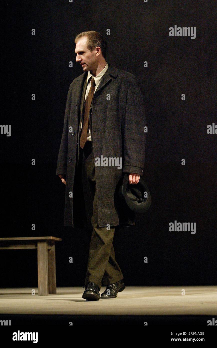 Ralph Fiennes performs Samuel Beckett’s First Love in a world premiere production presented by The Gate Theatre Dublin and its artistic director Michael Colgan as part of the month-long celebrations of the annual Sydney Festival. The NIDA Parade Theatre, Sydney, Australia. 08 January 2007. Stock Photo