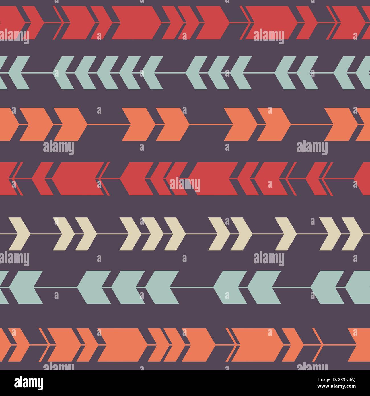 Vector seamless colorful decorative ethnic pattern Stock Vector Image ...