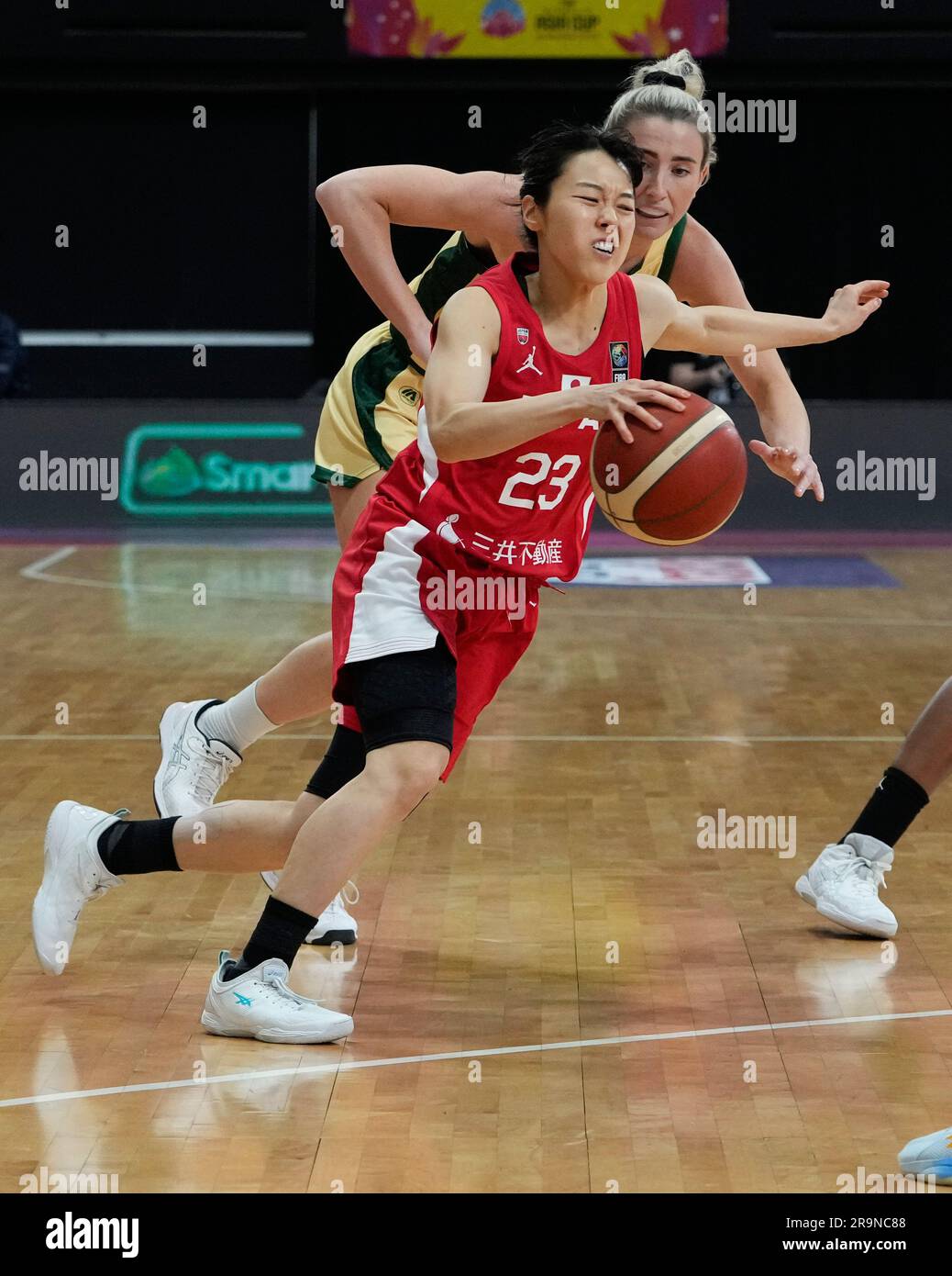 Japan's Mai Yamamoto runs past Australia's Lauren Nicholson during their  Women's Basketball Asia Cup game in Sydney, Australia, Wednesday, June 28,  2023. (AP Photo/Mark Baker Stock Photo - Alamy