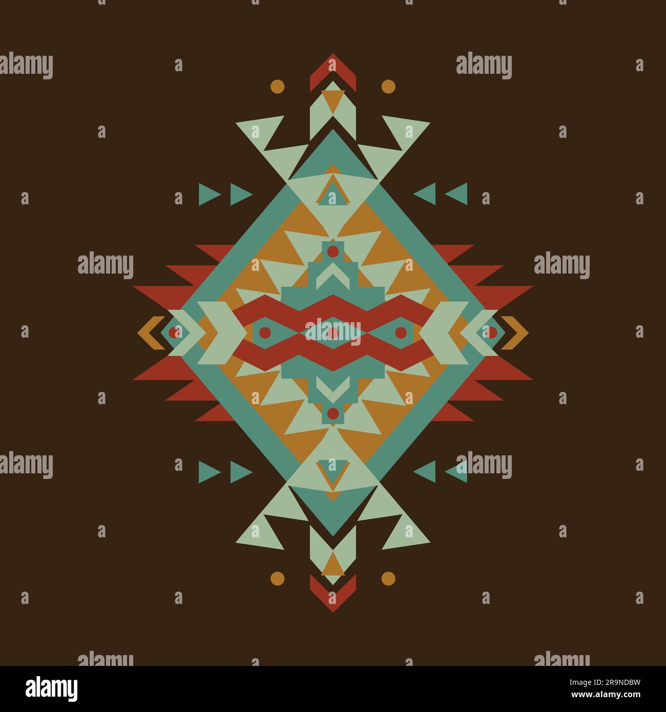 Vector colorful decorative ethnic pattern Stock Vector Image & Art - Alamy