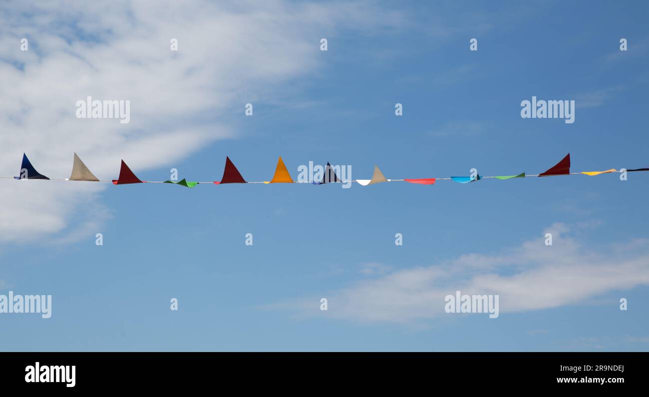Color Triangle Flag Multi color triangle flag hi-res stock photography and images - Alamy