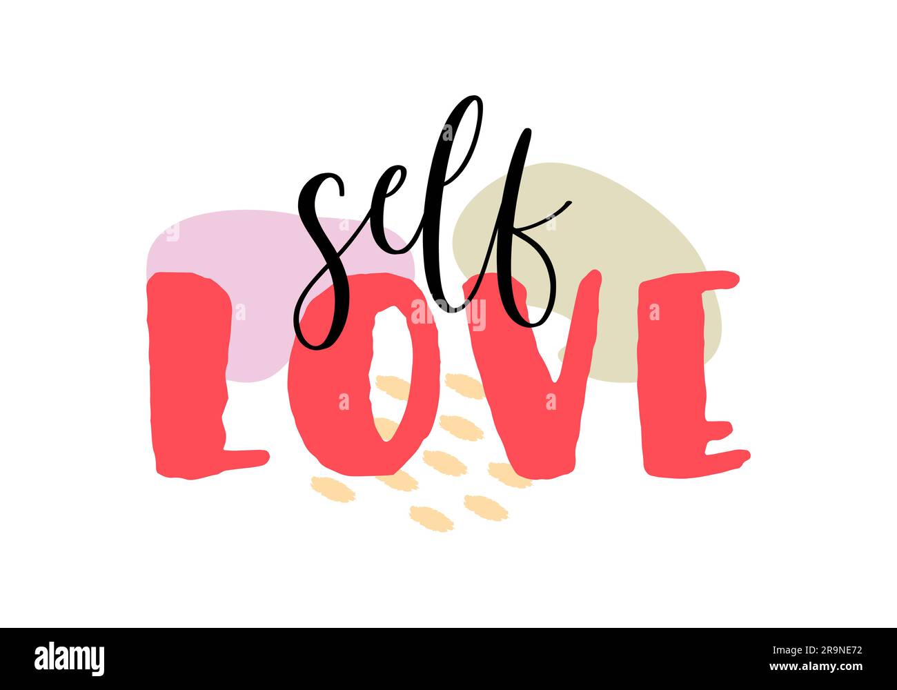 Vector Illustration Of Self Love Lettering Quote Self Love And Body vector-illustration-of-self-love-lettering-quote-self-love-and-body