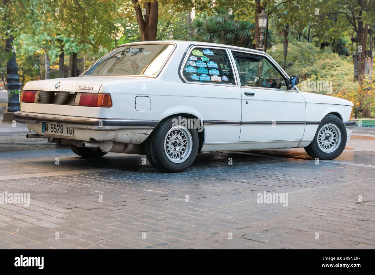 BMW 3 Series (E21), 2-door sedan, 323i, First generation of BMW 3 (1975–1983) Stock Photo