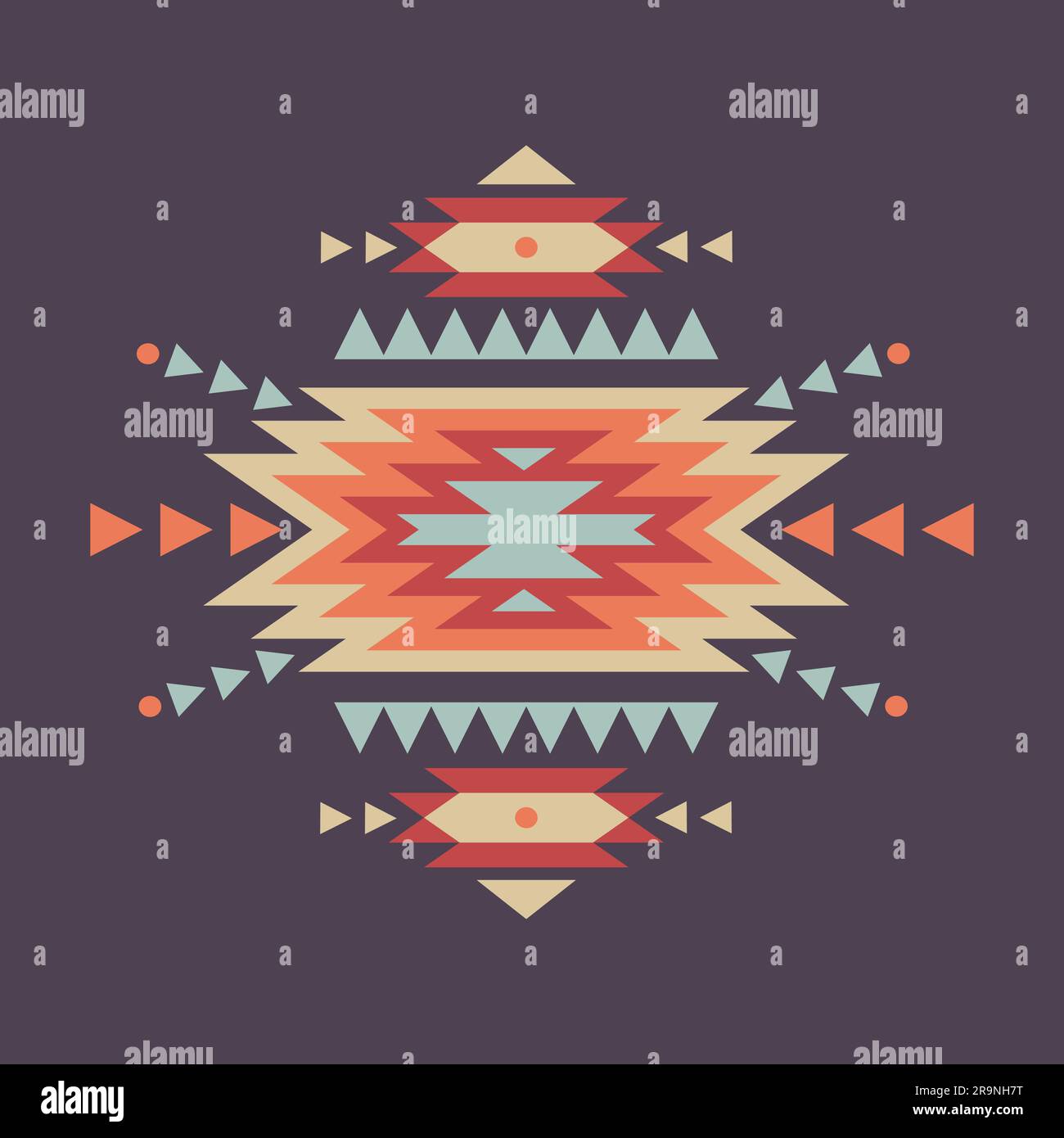 Vector colorful decorative ethnic pattern Stock Vector Image & Art - Alamy