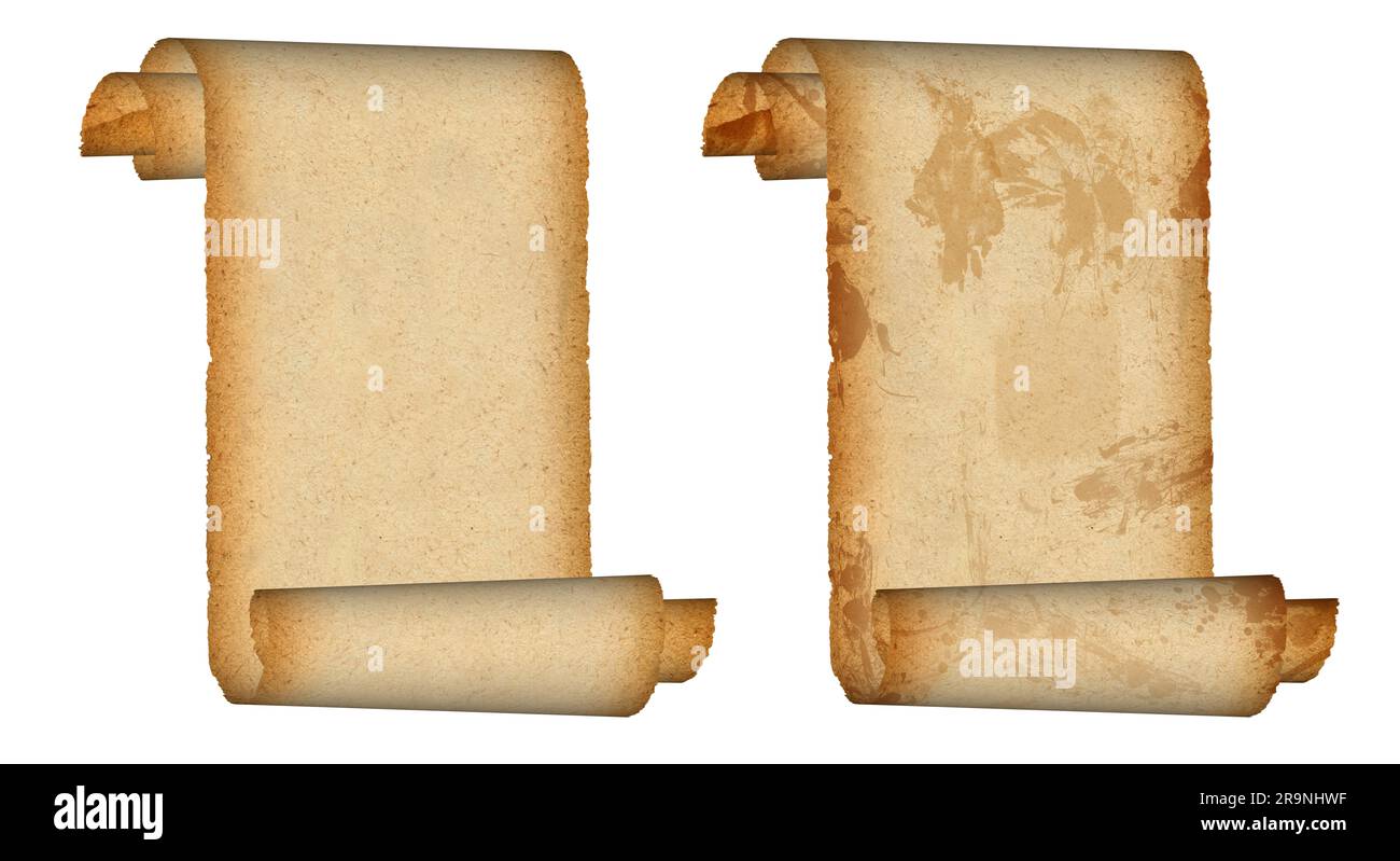 https://c8.alamy.com/comp/2R9NHWF/abstract-paper-rolls-of-old-weathered-grunge-paper-with-plenty-of-space-for-text-or-copy-vintage-paper-blank-surface-isolated-on-a-white-background-2R9NHWF.jpg