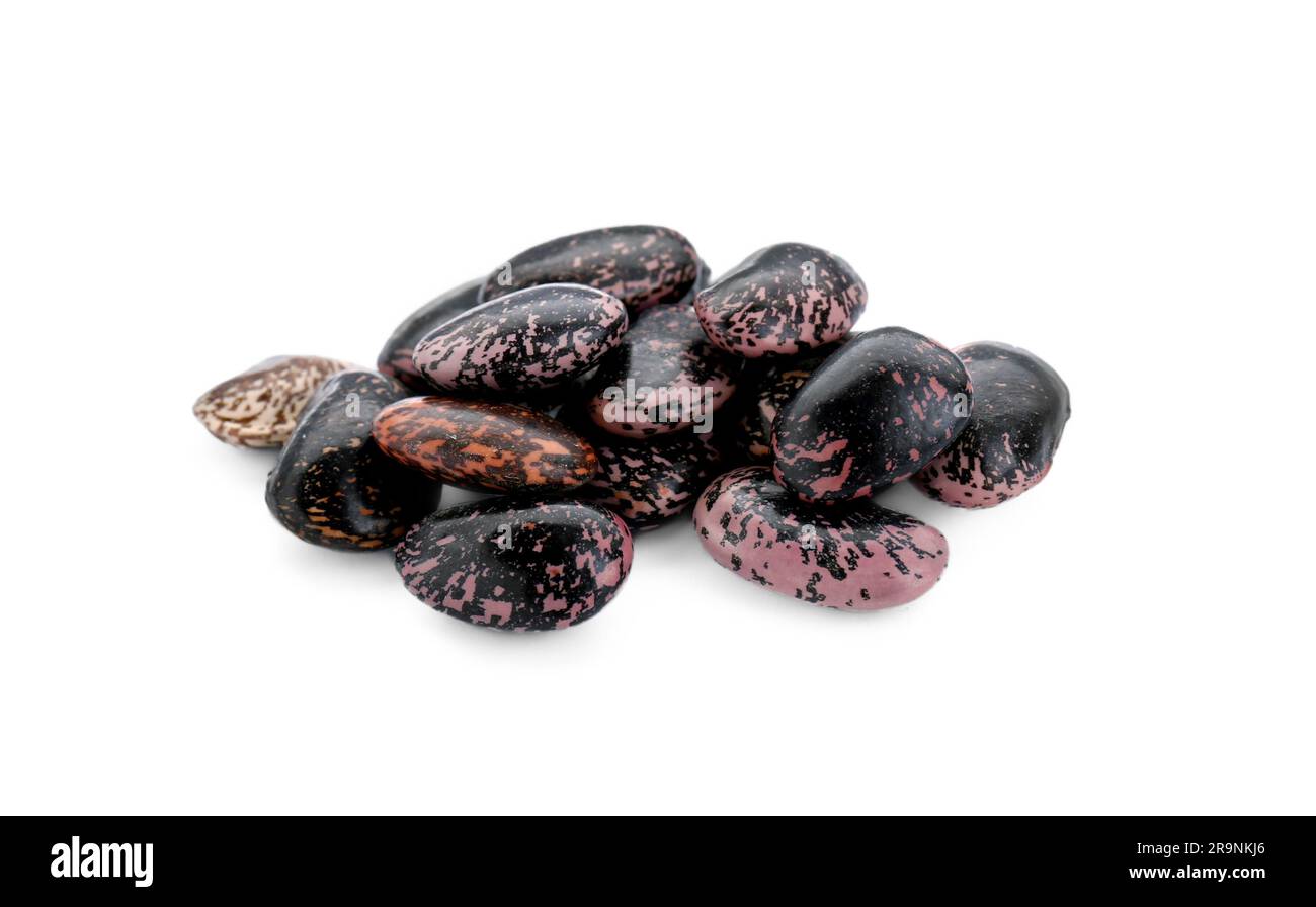 Pile of dry kidney beans on white background Stock Photo Alamy