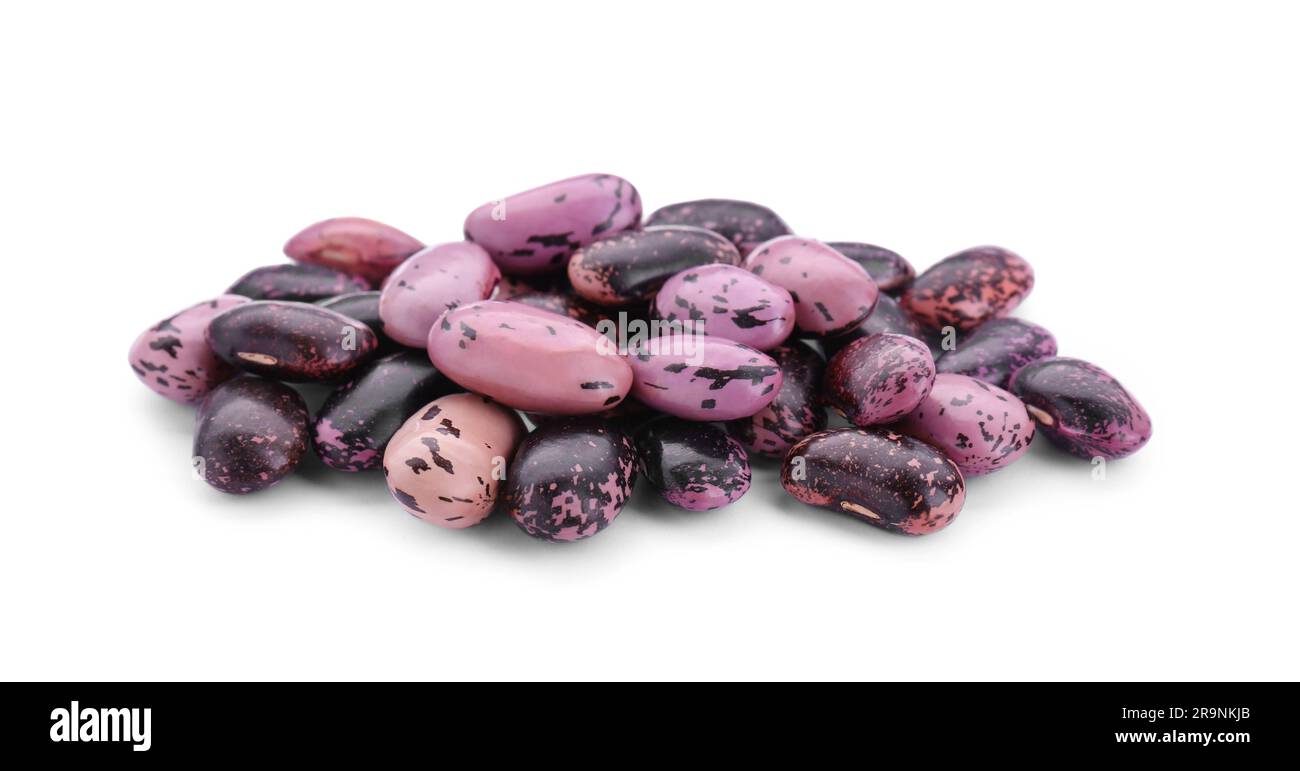 Pile of dry kidney beans on white background Stock Photo Alamy